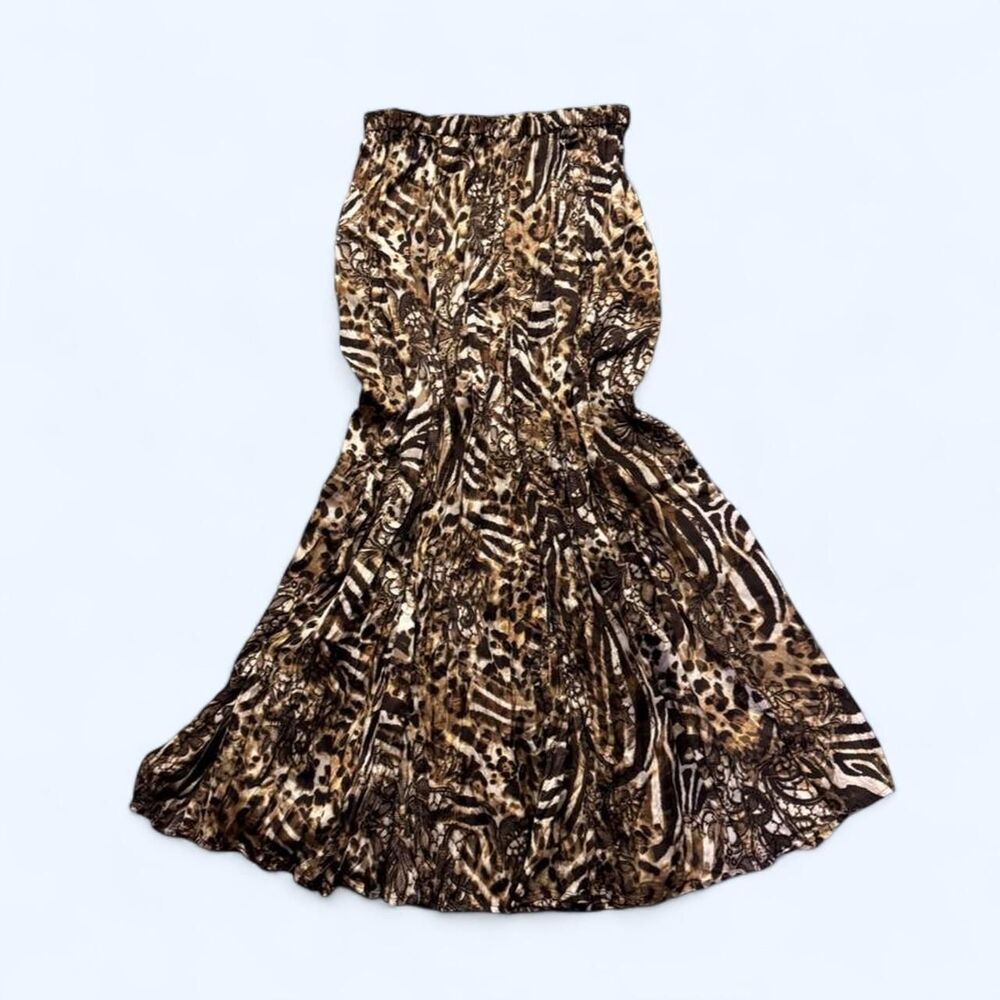 Chico's Women's Mixed Animal Print Maxi Skirt